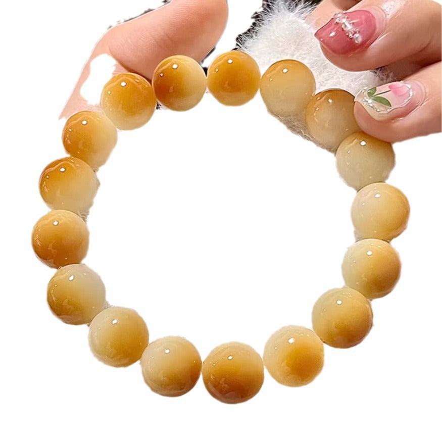 Cherry Blossom Pink Bodhi Female Pliable Temperament Cultural Bracelets