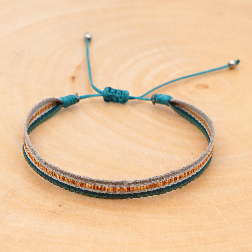 Women's South American Columbia Ethnic Style Webbing Bracelets
