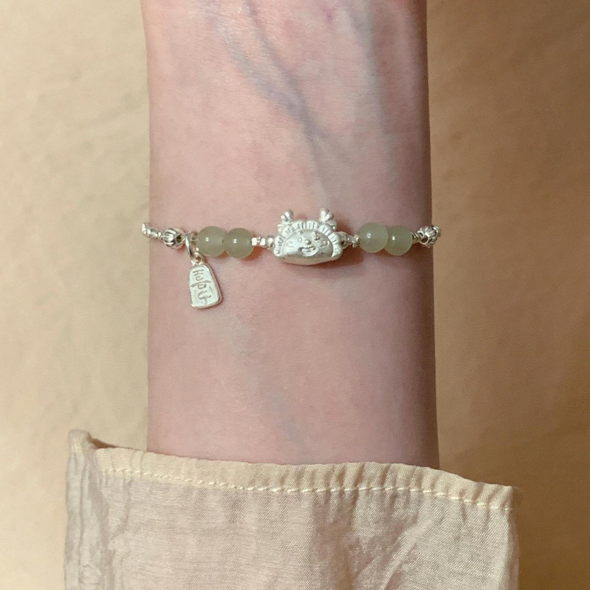 Imitation Jade Sier Chinese Female Life Ancient Style Bracelets