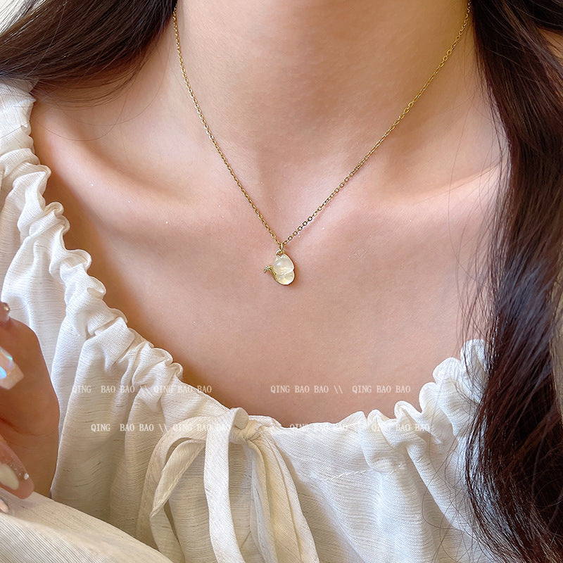 Sense Lucky Kitten Titanium Steel Female Fashion Necklaces