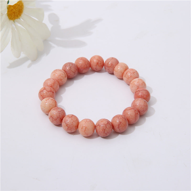 Jade Broken Glass Beaded Rosary Accessories Bracelets