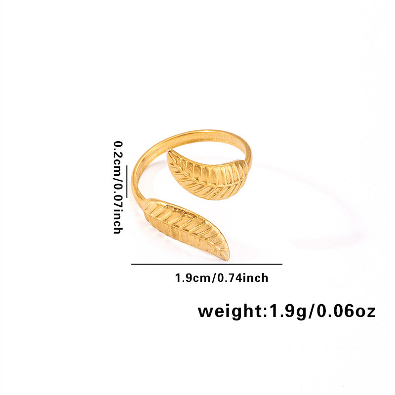 Fashion Rhinestone Zircon Open End Circle Rings