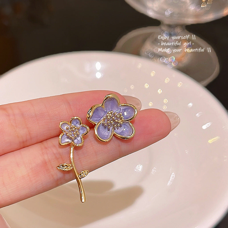 Women's Fresh Flower For Trendy Mori Style High Earrings