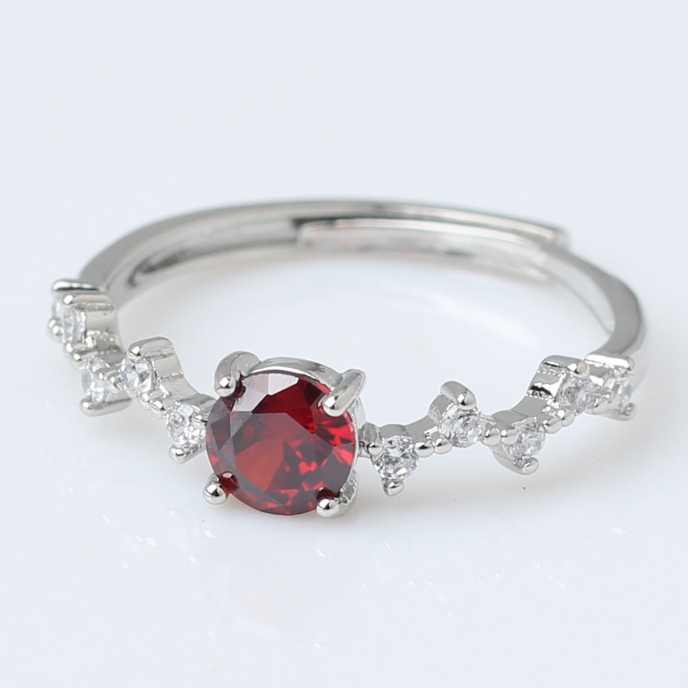 Fresh Sweet Korean Style High Sense Rings