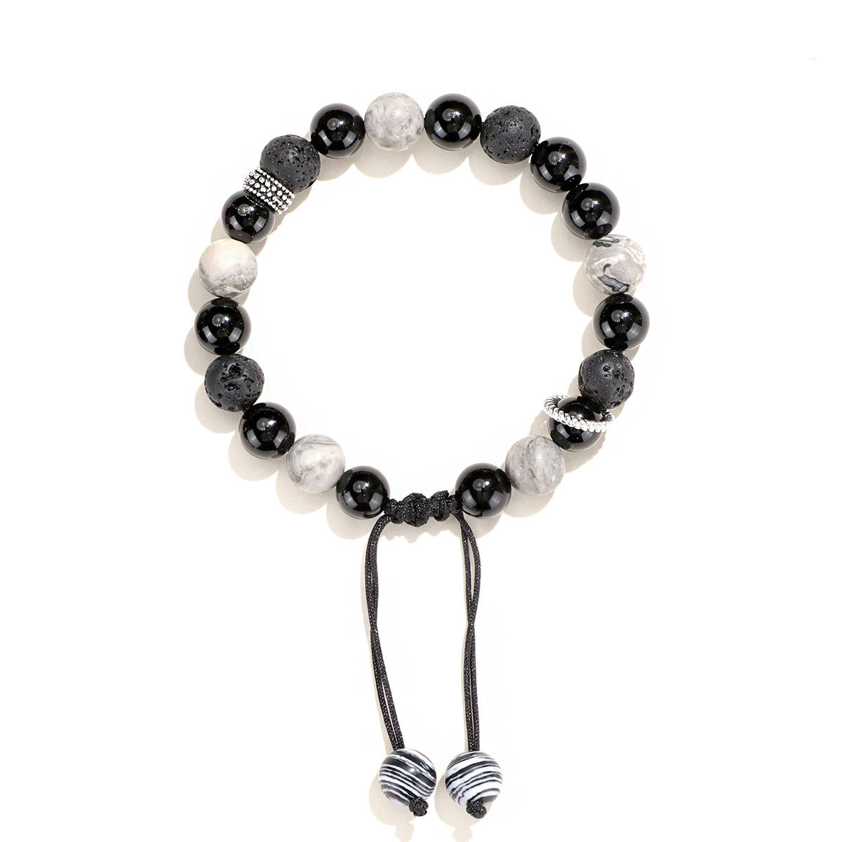 Men's Agate Map Stone Niche High Sense Bracelets