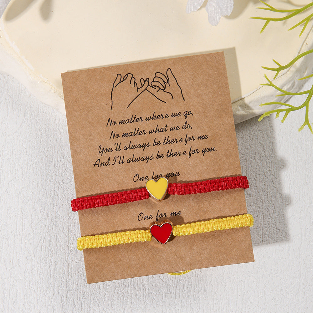 Simple Handmade Woven Adjustable Surfer Carrying Bracelets