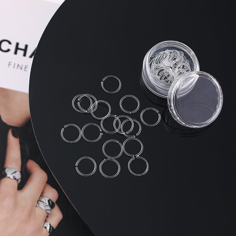 Bar Comfortable Transparent Invisible Auricular Needle Earrings