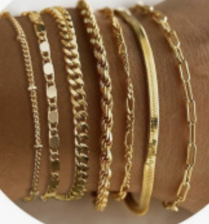 Ornament Exquisite Suit Personality Retro Metal Bracelets