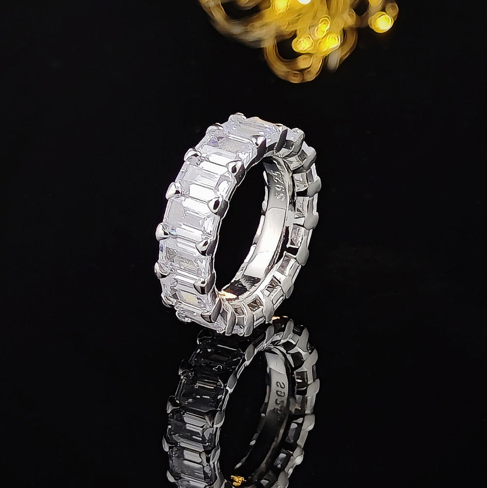 Full Diamond Simple Female Niche Advanced Rings