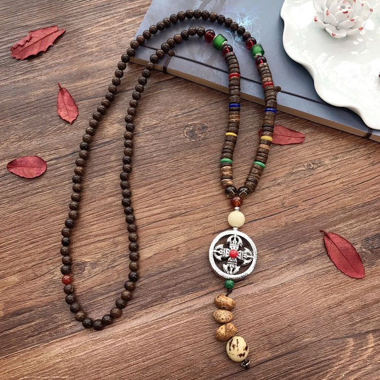 Women's & Men's Retro Ethnic Style Long Sweater Chain Necklaces