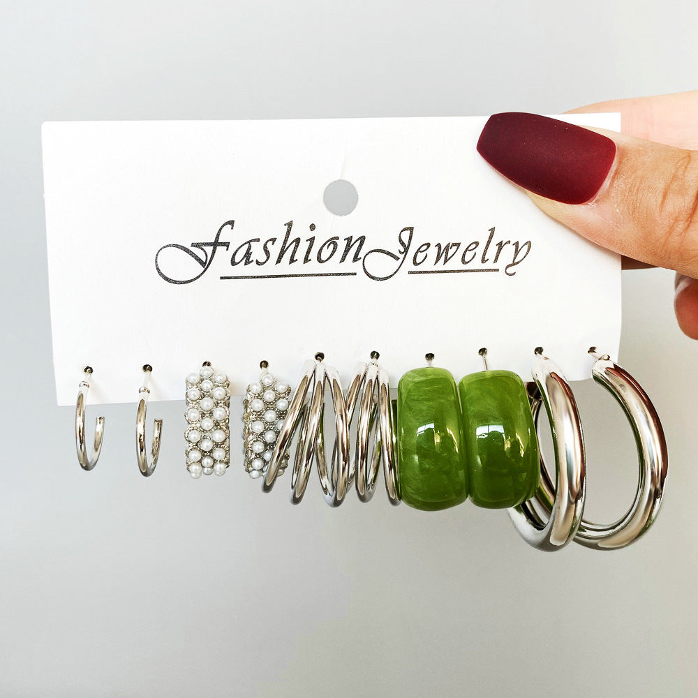 Pairs Creative Personality Leopard Print Flowers Shaped Rings