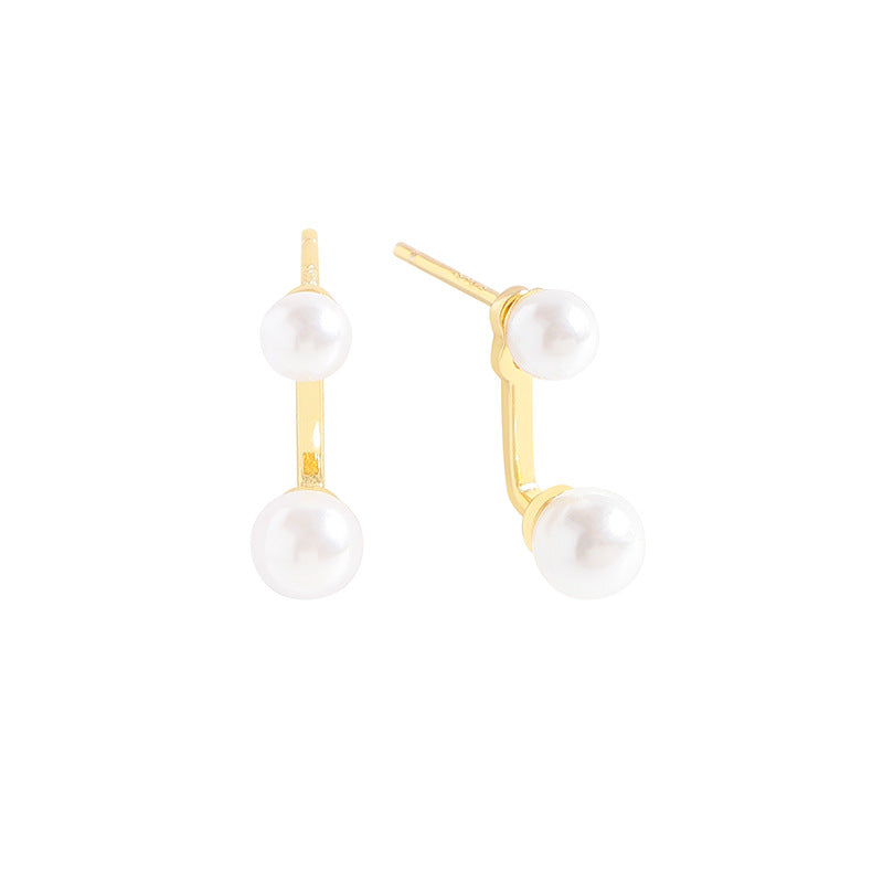 Women's Style Special Interest Light Luxury Design Sense Minimalist Sterling Earrings
