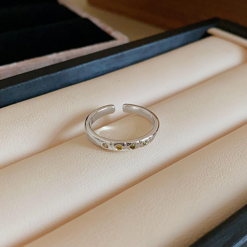 Women's Hollow Wave Geometric Open Trendy Design Rings