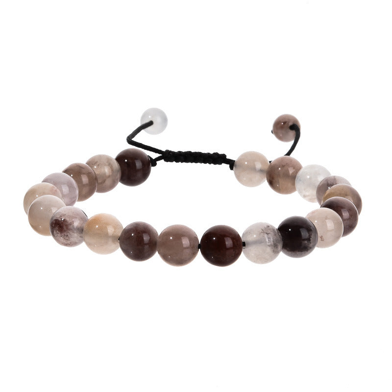 Ornament Hand-woven Amethyst Woven Geometric Agate Bracelets