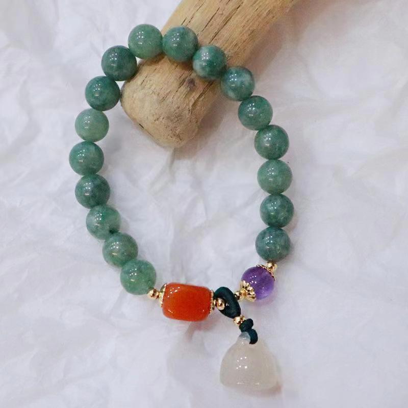 Women's Style Fresh Jade Beaded Live Broadcast Bracelets