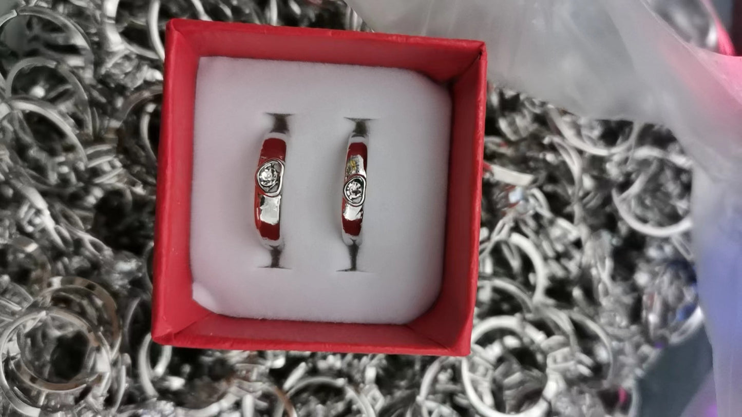 Jewelry Open Simple Advanced Imitation Diamond Plated Not Rings