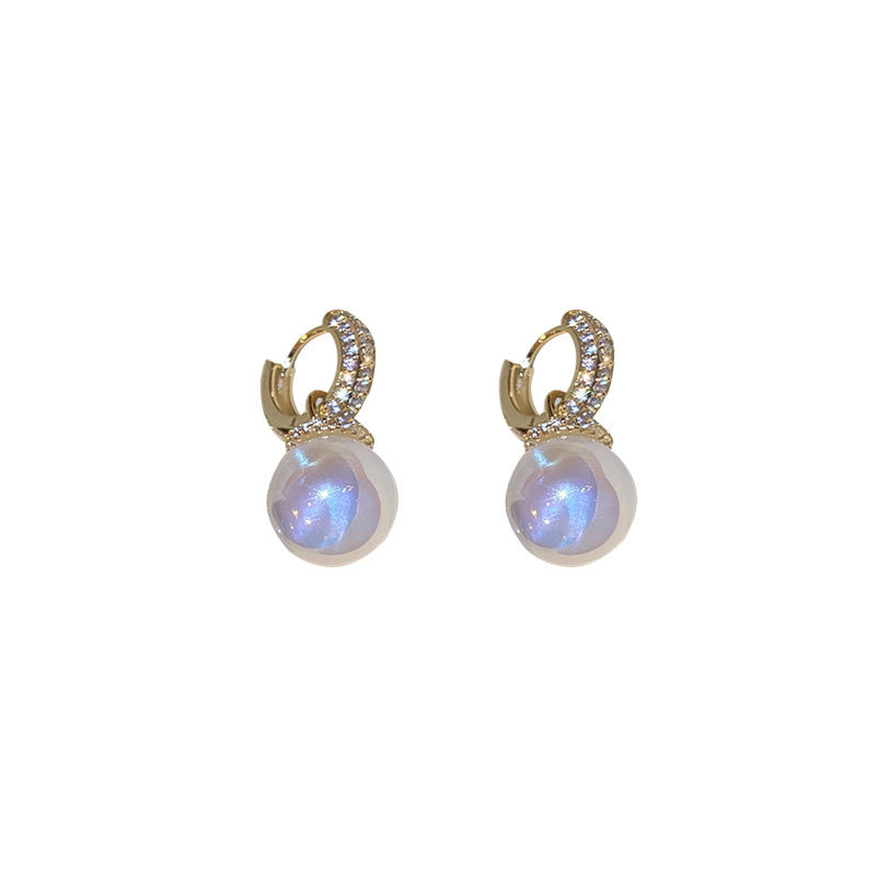 Luxury Mermaid Pearl Fashion High Sense Earrings