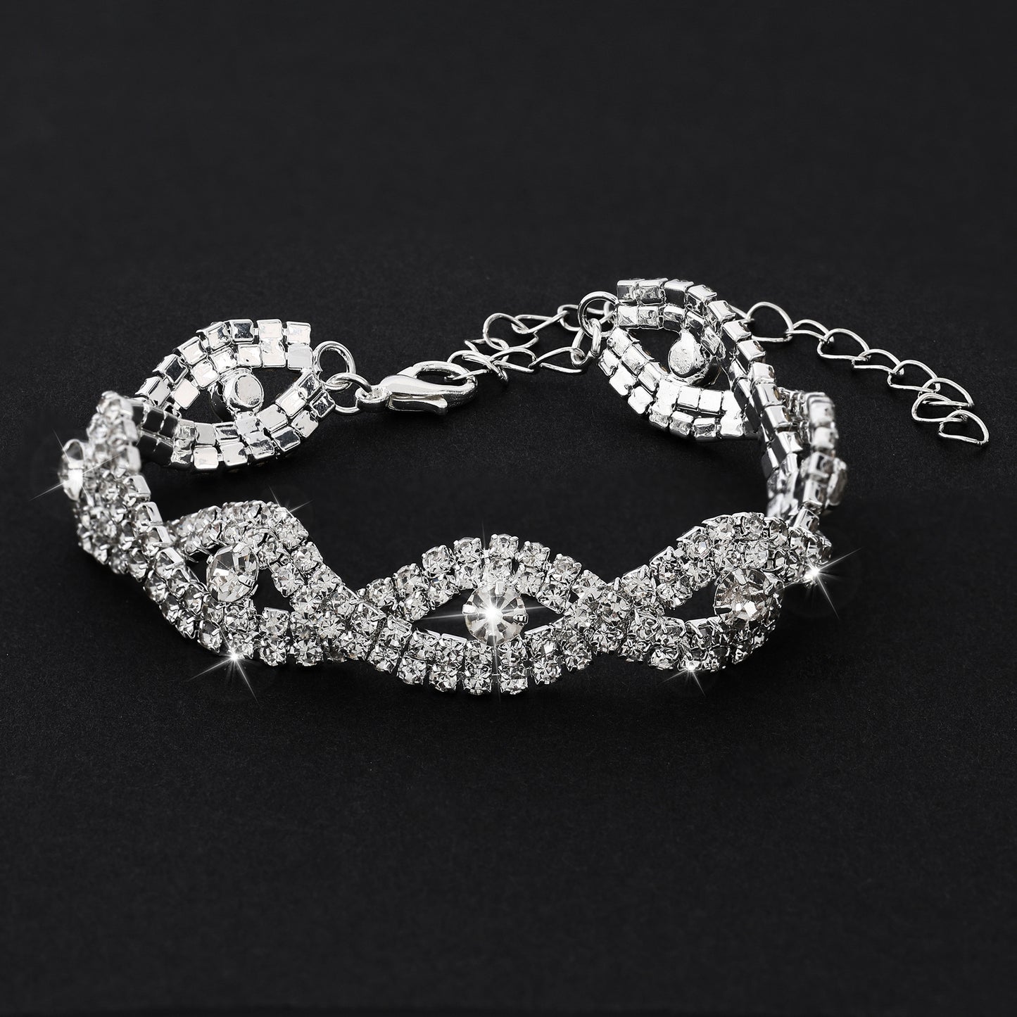 Fashion Tassel Female Three-piece Suit Bridal Jewelry Set