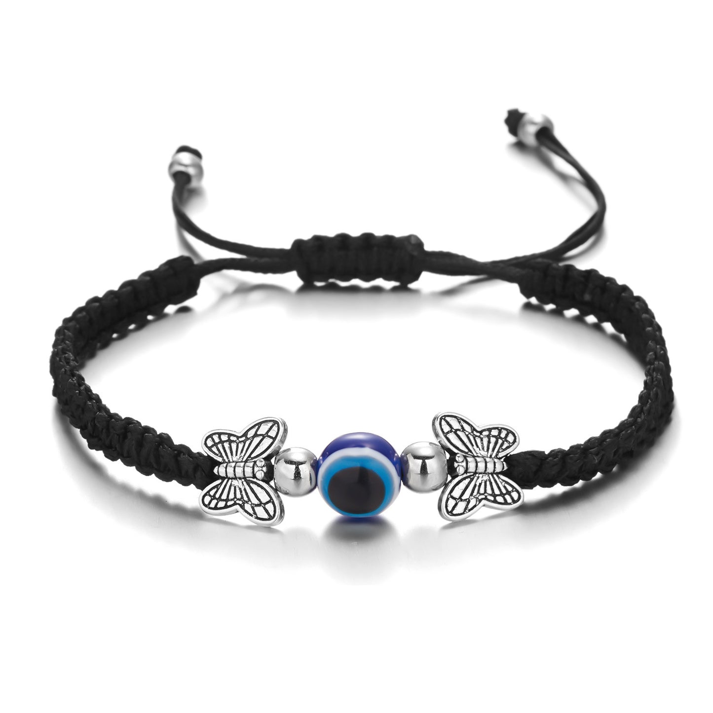 Women's Evil Eye Palm Blue Red Rope Bracelets