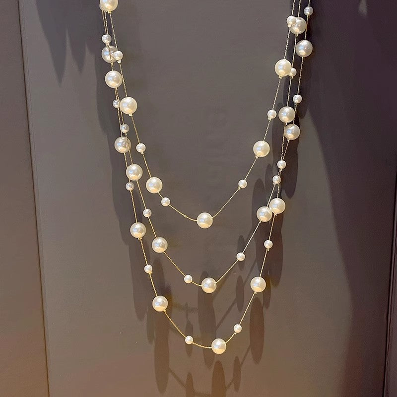 Trendy Long Sweater Chain Light Luxury Necklaces