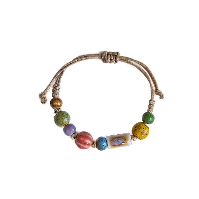 Women's Ethnic Style Ancient Woven Hand Strap Gift Mori Artistic Bracelets