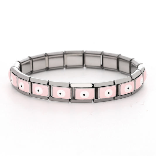 Steel Elastic Green Free Combination Light Bracelets