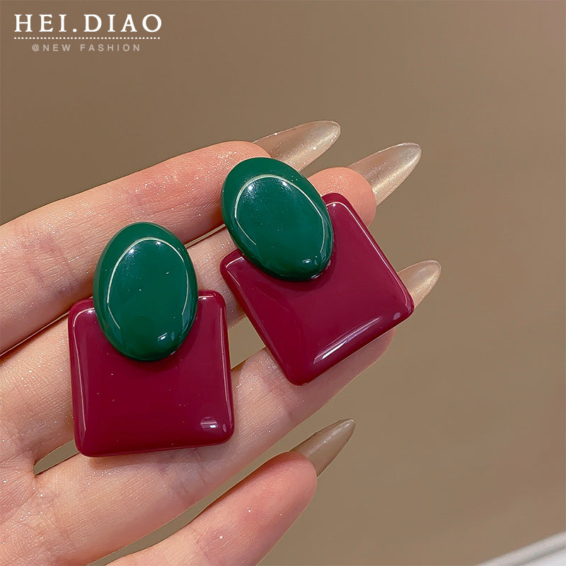 Women's Retro Love Cherry Wine High Sense Rings