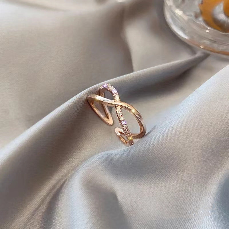 Niche Design Simple Zircon Personalized Stylish Rings