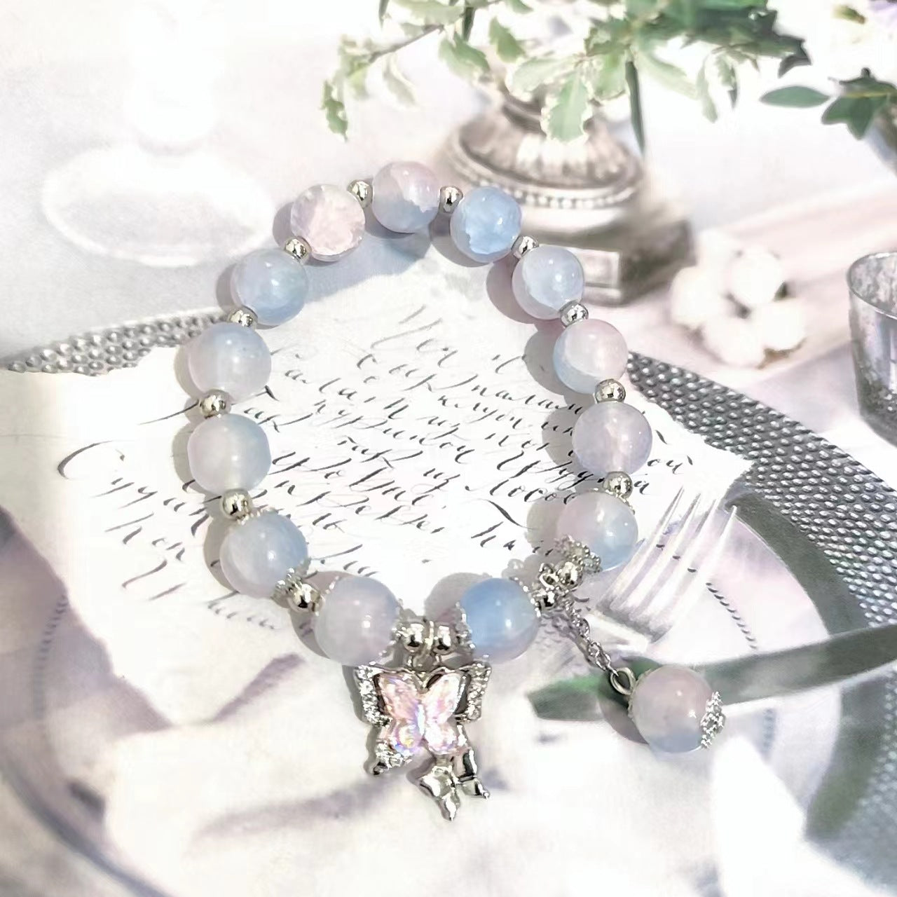 Ink Butterfly Female Chinese Style Joint Bracelets