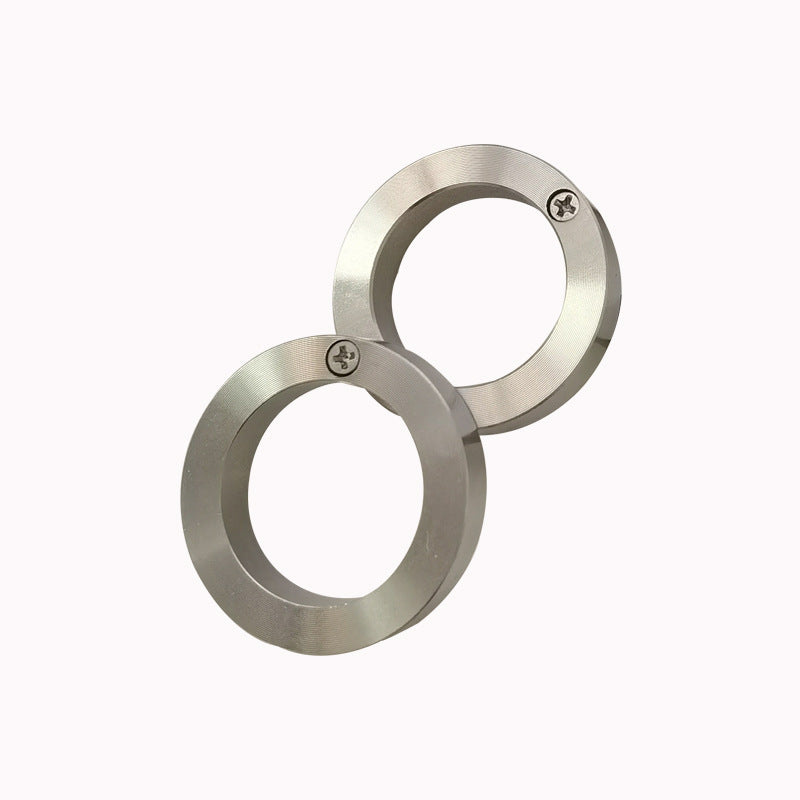 Casual Trendy Comfortable Stainless Steel Folding Rings