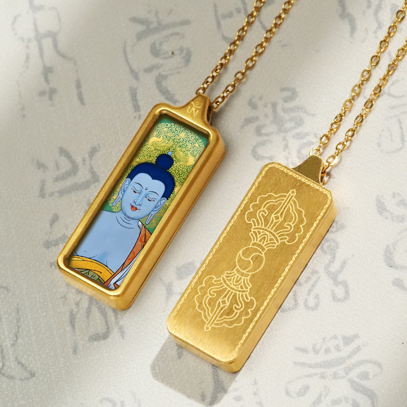 For Statue Of The Green Tara Pendants