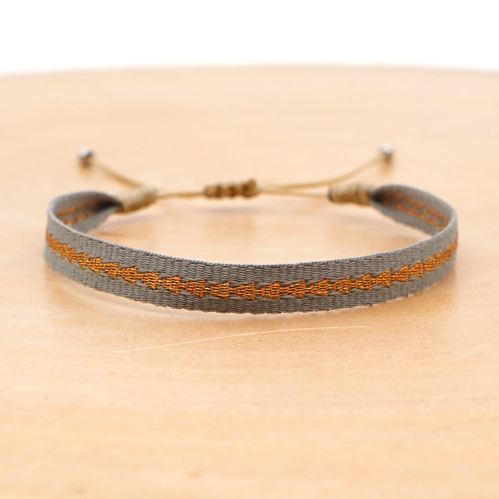 Women's South American Columbia Ethnic Style Webbing Bracelets
