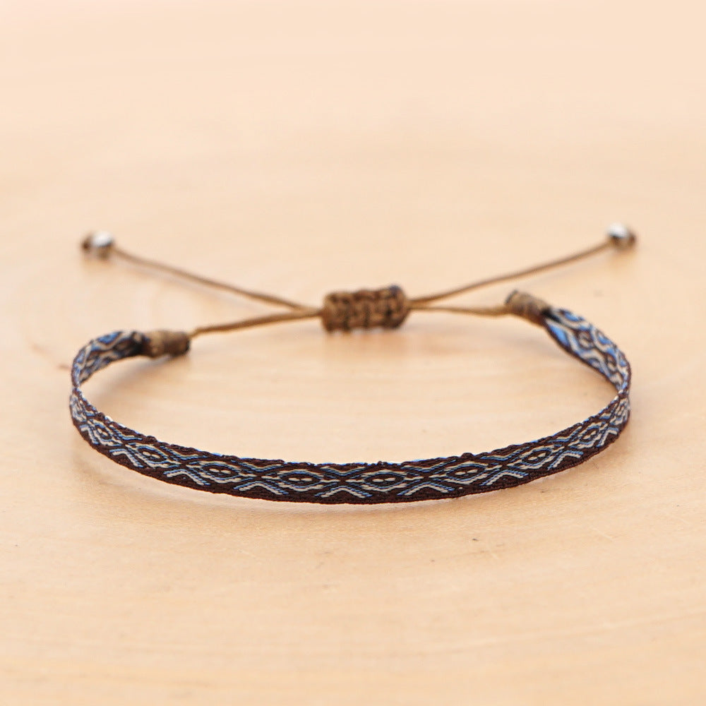 Women's South American Columbia Ethnic Style Webbing Bracelets