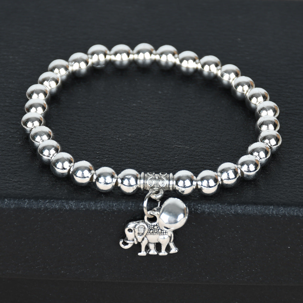 Chinese Style Large Sier Female Lotus Seedpod Bracelets