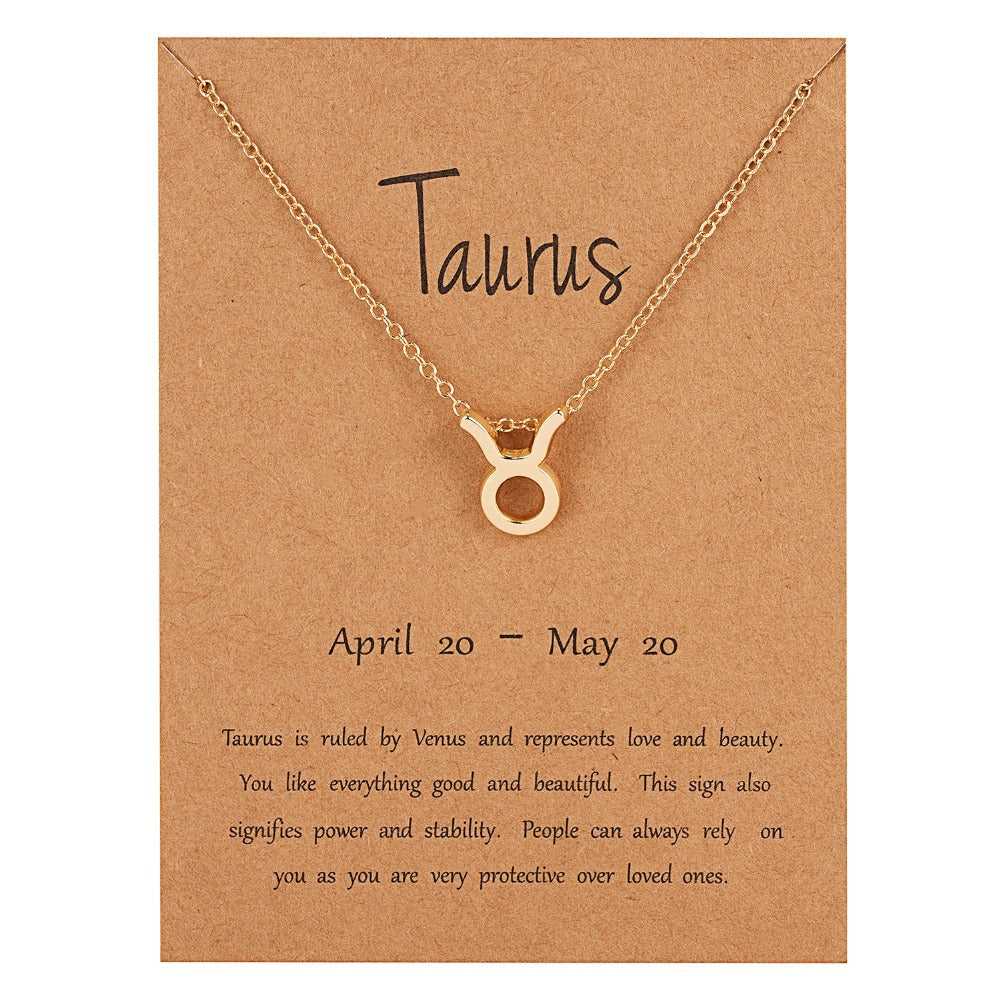 Creative Twee Constellations Constellation Card Choker Necklaces