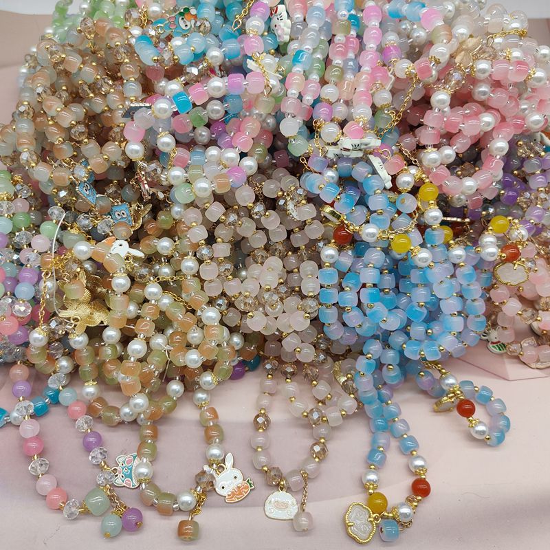 Fairy Fashion Small Chrysanthemum Flower Gravel Bracelets