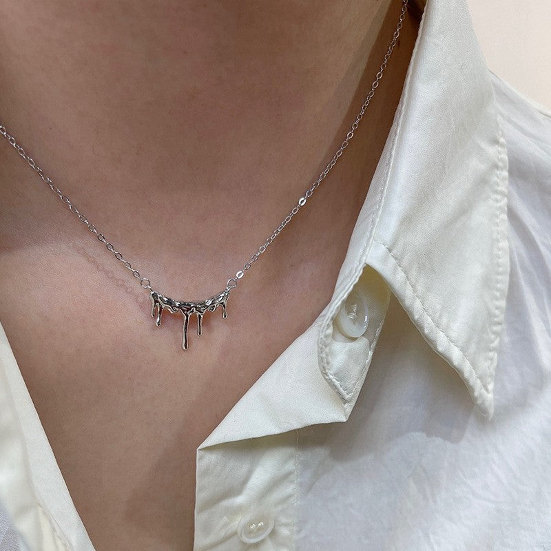 Pearl Sterling Sier Design Cold Style Necklaces
