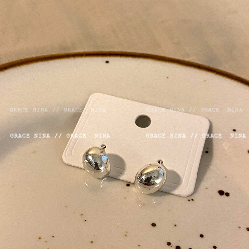 Women's Pull Full Metal Bean Light Luxury Earrings