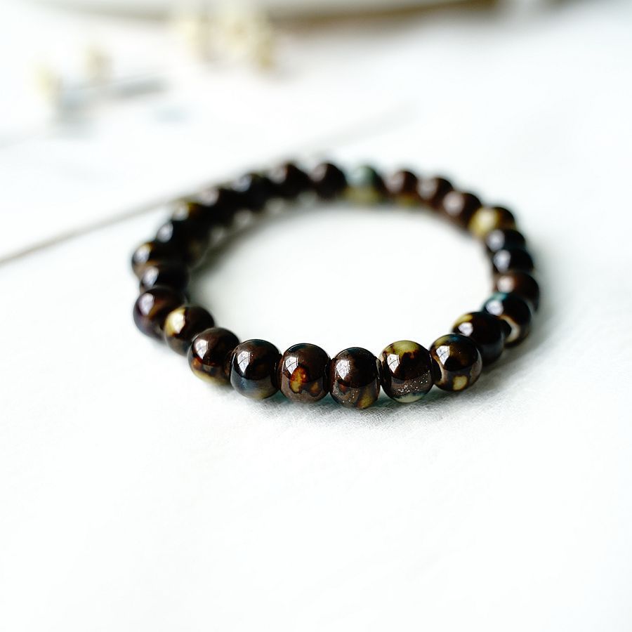 Art Pastoral Sweet Gradient Color Beaded Ceramic Bracelets