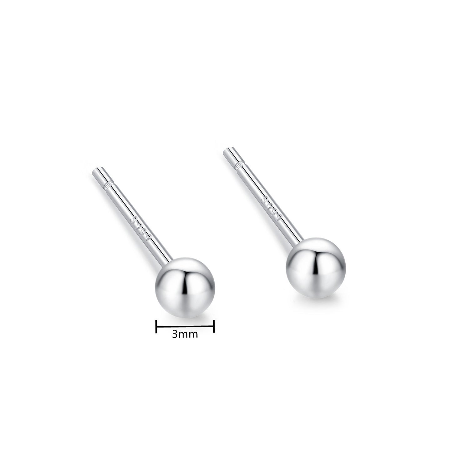 Women's Sterling Sier For Trendy One Week Small Ornament Earrings