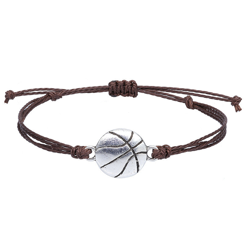 Waterproof Wax Line Woven Volleyball Baseball Bracelets