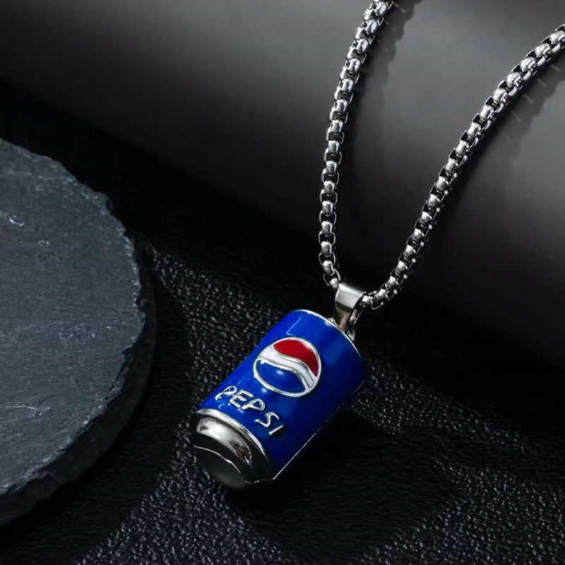 Women's & Men's Dog Tag Titanium Steel Trendy Cool Necklaces