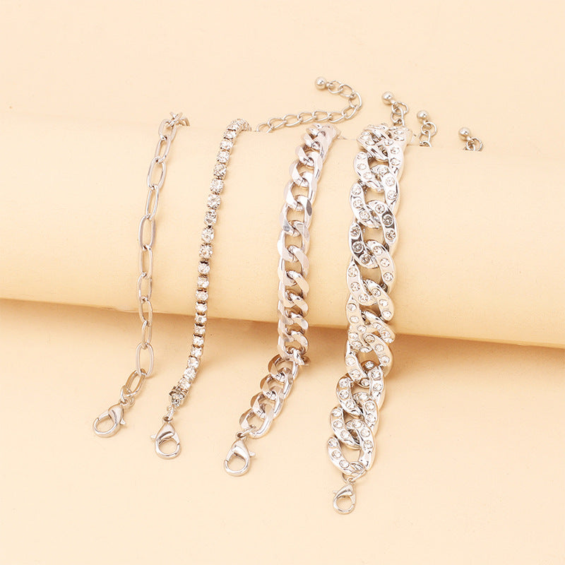 Hip Hop Unique Design Metal Chain Bracelets