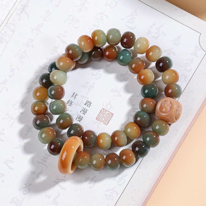 Old Materials Bodhi Root Halter Design Bracelets