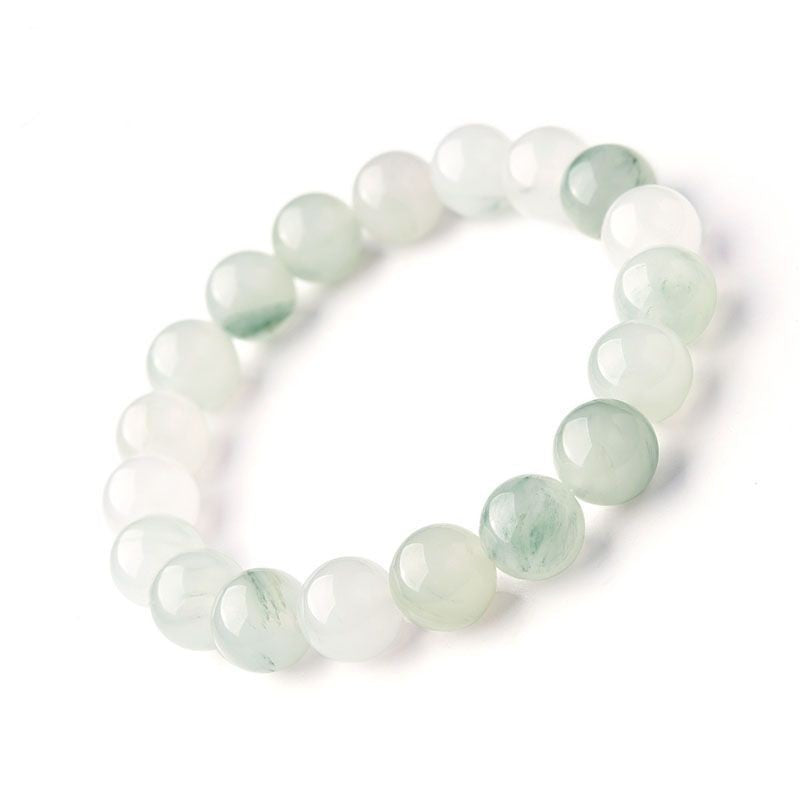 Beads Emerald Buddha Simple Style Fresh Color Bracelets