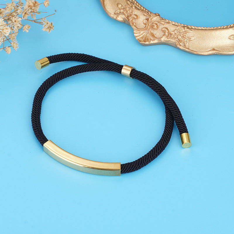 Material Stainless Steel Holiday Gift Advertising Small Titanium Bracelets