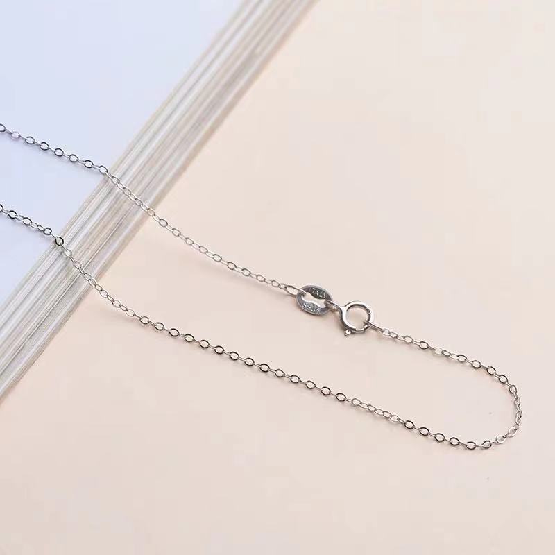 Sier Box Chain Ingot Melon Seeds Starry Necklaces