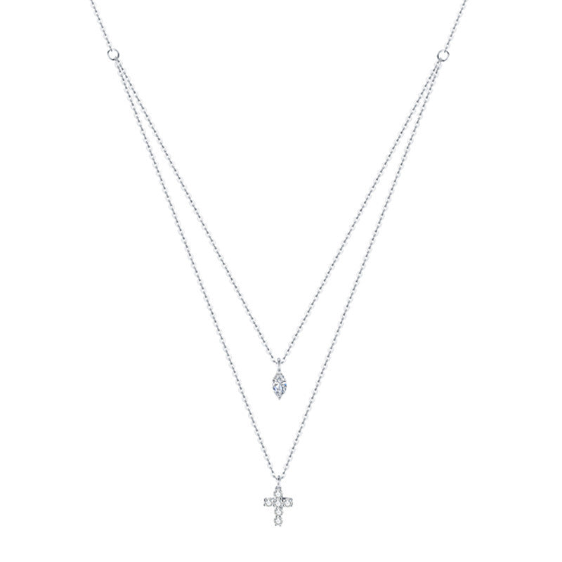 Water Drop Zircon Female Graceful Fashionable Clavicle Chain Affordable Necklaces