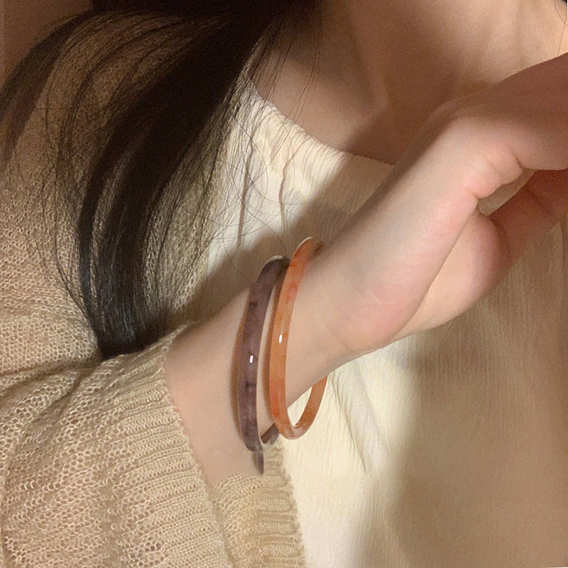 Women's Glaze Simple Exquisite Cold Sense National Bracelets