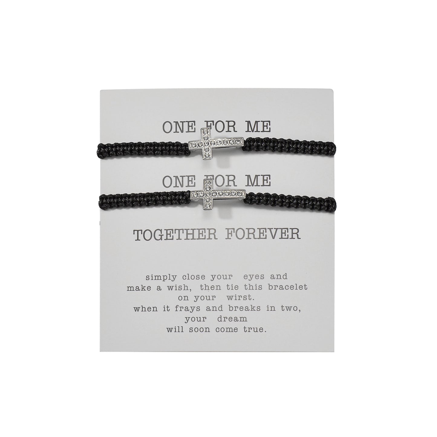 Cross Color Woven Adjustable Carrying Strap Bracelets